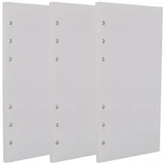 ルボナリエ 手帳リフィル システム手帳 リフィル A5 A6 6穴 システム手帳用リフィル A6サイズ ビジネス手帳 ルーズリーフ リフィル用紙 手帳用リフィルセット 135枚 (A6 無地 白地) [A6 無地 白地]