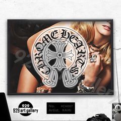 CHROME HEARTS type⭐︎オマージュアートインテリアポスター