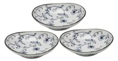 林金之助商店(Hayashikinnosuke) 美濃焼 楕円 3.5皿 3枚セット 線唐草 139155
