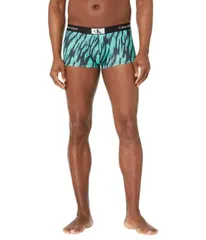 【送料無料】 カルバン クライン アンダーウェア メンズ ボクサーパンツ アンダーウェア Calvin Klein 1996 Low Rise Trunks 3-Pack Black/Fresh Peppermint/Tiger Stripe Print Fr