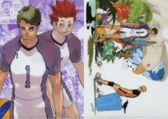 【中古】クリアファイル 白鳥沢学園高校 クリアファイルセット(2枚組) 「ハイキュー!!展」