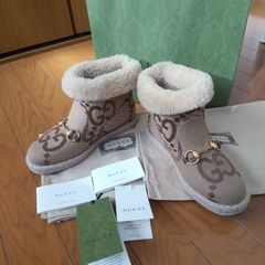 新品 未使用 /GUCCI/グッチ ジャンボGG アンクル ブーツ 599017