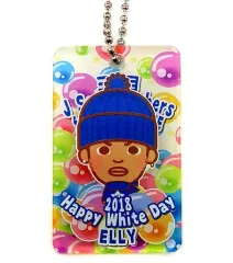 【中古】キーホルダー・マスコット(男性) ELLY(三代目J Soul Brothers) アクリルキーホルダー White Day 2018 ver. EXILE TRIBE STATION オンラインカプセル