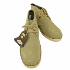 アベイシングエイプ A BATHING APE 00S BAPE STA  3 HOLE DESERT BOOTS HI チャッカブーツ メンズ US：7 のサムネイル