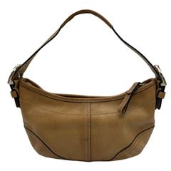 COACH コーチ ホーボー ショルダーバッグ 9541 鞄 レザー ミニ 本革 レディース 中古 W４