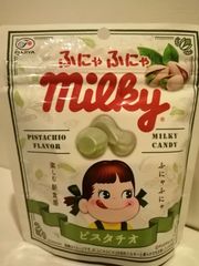 不二家  ふにゃふにゃミルキー・ピスタチオフレーバー　1袋