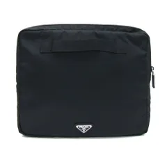 ☆ ✨PRADA ハンドバッグ 備品 クラッチ 21年製✨ICチップ内蔵 PRADA プラダ クラッチ バッグ レザー
