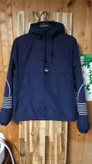 ユニセックス adidas アディダス 防風 ハーフジップ アノラック XS ｂｇ