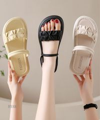 ストラップサンダル 厚底 ミュール xiongfan01
