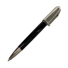 美品 dunhill スライド式ボールペン サイドカー シルバーカラー