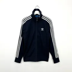 ★adidas★ アディダス トラックジャケット EUROPA TT ジャージ トレフォイルロゴ ホワイトライン 3ストライプ ネイビー 刺繍