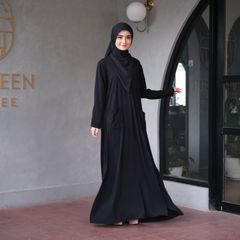 ムスリムロングドレス(ヒジャブ・ニコブ別売)Arissa Abaya Long Dress Muslim Woman Dress Maxi Dress Woman Brief Style Muslim Abaya Indonesia Styleドレス エレガン
