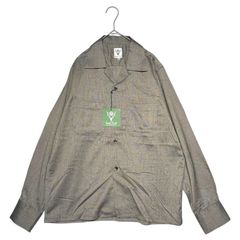 South2 West8 S2W8(サウス2ウエスト8) One-up Shirt Poly Rayon ワン アップ シャツ  KP825 XS グレー オープンカラー 開襟