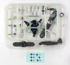 【中古】食玩 プラモデル 【シークレット3】1/144 03S.フィアット CR.42 ファルコ ドイツ空軍 第9夜間戦闘航空団 「ウイングキットコレクション vol.14 ～WWII 複葉機編～」 のサムネイル