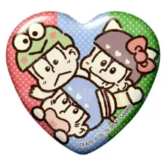 【中古】バッジ・ピンズ(キャラクター) おそ松＆カラ松＆チョロ松 「おそ松さん×サンリオキャラクターズ トレーディング缶バッジ vol.2」
