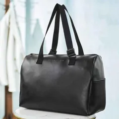 エストネーション ESTNATION 高機能 レザー調ボストンバッグ