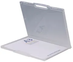 和泉化成 書類収納 A3アクティブファイルケース35型 クリア 4303C