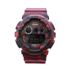 CASIO G-SHOCK レッド迷彩デジタル腕時計 CASIO G-SHOCK レッド迷彩デジタル腕時計 - 時計工場 直営 店