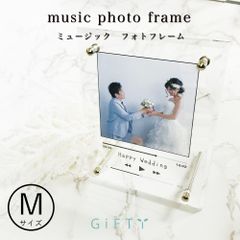 アクリルボード ミュージックスクリーン【Mサイズ】写真立て Music デザイン