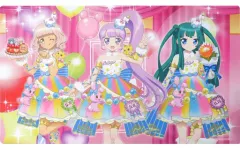 プリパラ　公式　プレイマット　ラバーマット　プレマ　美品 プレイマット】エンスカイから「プリパラ」ラバープレイマットが