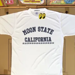 【Tシャツ】ムーンアイズ ドライ Tシャツ ホワイト MOON State California MOONEYES アメリカン雑貨