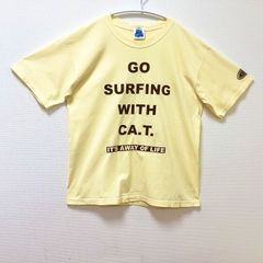 半袖Tシャツ ラグラン袖 バイカラー L クリーム 黒 サーフィン 