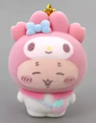 【中古】キーホルダー 古本屋(マイメロディ) 「ちいかわ なんか小さくてかわいいやつ×サンリオキャラクターズ シークレットフロッキーマスコット」