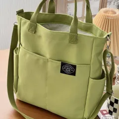 新品 2WAY トートバッグ マザーバッグ ショルダーバッグ キャンパスバッグ