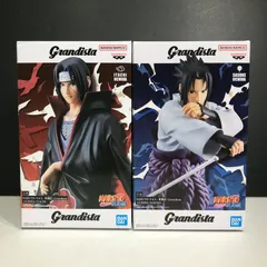 【城東86-064】NARUTO ナルト 疾風伝 Grandista UCHIHA ITACHI イタチ UCHIHA SASUKE サスケ プライズフィギュア 2体 まとめ ①