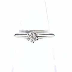 ティファニー　リング0.25ct サイズ　10.5 TIFFANY&Co. ティファニー ダイヤ 0.25ct D 3EX VVS2 Pt950