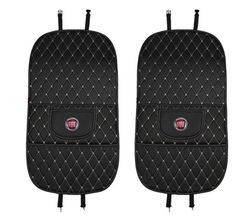 フィアット FIAT 後部座席収納 キックガード バックプロテクター キックマット 車用シートカバー シートバックポケット 蹴り防止