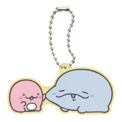 【中古】キーホルダー 息子イルカ＆ピーちゃん 「親子イルカ カプセルラバーマスコット」