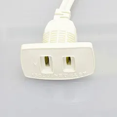 ノア 家具用コンセント（什器用） 1ヶ口コンセント 白 VFFコード1.5m ワンタッチ式 丸穴タイプ 1500Wまで  新着