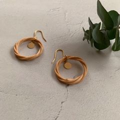 フープとチャームの耳飾り (hoop×charm) -NR