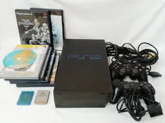 ♪ プレイステーション2 SCPH-50000 本体+コントローラー2個+ソフト7本 他 セット