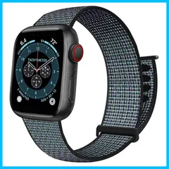 【迅速発送】コンパチブル Apple Watch バンド 40mm 41mm 42mm 44mm 45mm 46mm 49mm 柔らかく快適で軽量で通気性の良いナイロンスポーツループベルトアップルウォッチシリーズ 10 9 8 7 6 5 4 SE Ultra