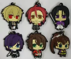 【中古】ストラップ(キャラクター) [単品] ラバーストラップ全6種セット 「PSPソフト 薄桜鬼 遊戯録弐 祭囃子と隊士達 豪華限定版 アニメイト限定セット」 同梱品