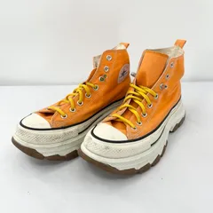 CONVERSE ALL STAR R TREKWAVE HI 1SD273 オレンジ 厚底 ハイカット スニーカー US8.5 / 27cm 中古美品