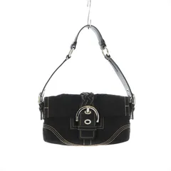 コーチ COACH ソーホー ワンショルダーバッグ シグネチャー キャンバス 黒 ブラック 6280 /AS ■OS