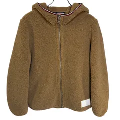 Z1519 TOMMY HILFIGER トミーヒルフィガー ボア パーカー ジャケット アウター カーキ フード レディース M
