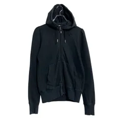 NIKE プリントスウェット パーカー ナイキ S ブラック フルジップ 古着卸 アメリカ仕入 a611-7359