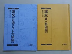 駿台 漢文(A基礎編/共通テスト対策編) 通年セット 状態良い 2023 前/後期 計2冊 ☆ 018m0B