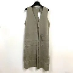 【RADIATE】ラディエイト/ロングニットベスト/M/グレージュ/未使用品/ヤマダヤ