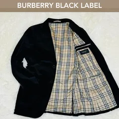 2024年最新】burberry black label ベロアの人気アイテム - メルカリ