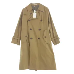 AURALEE オーラリー 18aw A8AC01CG FINX CHAMBRAY BIG TRENCH COAT フィンクス シャンブレー ビッグ トレンチコート ブラウン系【美品】【中古】のサムネイル