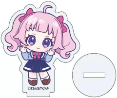 【中古】アクリルスタンド・アクリルパネル 青空ひまり 「ひみつのアイプリ アクリルぷちスタンド 02.制服ver.(ミニキャライラスト)」