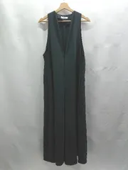 ◇ ⊂ Vent et Plage Ｖネック フレアパンツ オールインワン サイズ38 ブラック レディース E  【1502180039102】