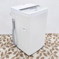 【関東一円送料無料】AQUA/アクア 全自動洗濯機 AQW-S45JBK/4.5kg/3Dアクティブ洗浄/高濃度クリーン浸透/2021年製/C6069