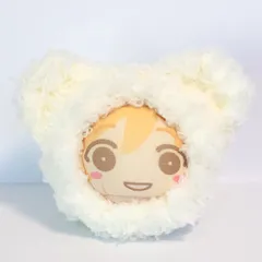 おまんじゅう(通常)着ぐるみ シンプルホワイトくま 顔付き しろくま 着ぐるみ おまんじゅう あにずきん シンプル
