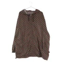GUCCI (グッチ) GGスター ウインドブレイカー 総柄ジャケット 574201 ZABVU レッド/ブラックのサムネイル